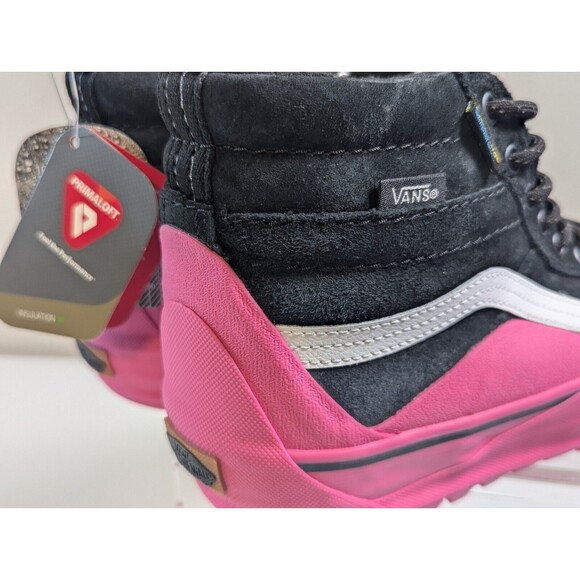 VANS SK8 Hi Dip MTE-2 Hiking Boots Shoes Pink Black Suede Womens 8 - Picture 6 of 9